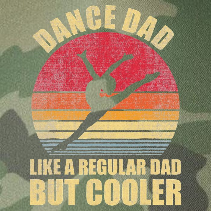Dance Dad Like A Regular Dad But Cooler Daddy. Funny Da Legacy Tie Dye Trucker Hat