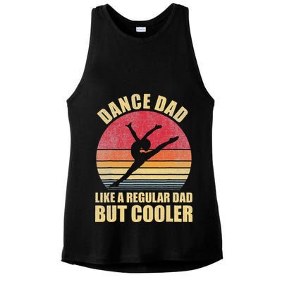 Dance Dad Like A Regular Dad But Cooler Daddy. Funny Da Ladies PosiCharge Tri-Blend Wicking Tank