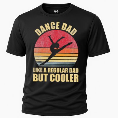 Dance Dad Like A Regular Dad But Cooler Daddy. Funny Da Performance Shirt