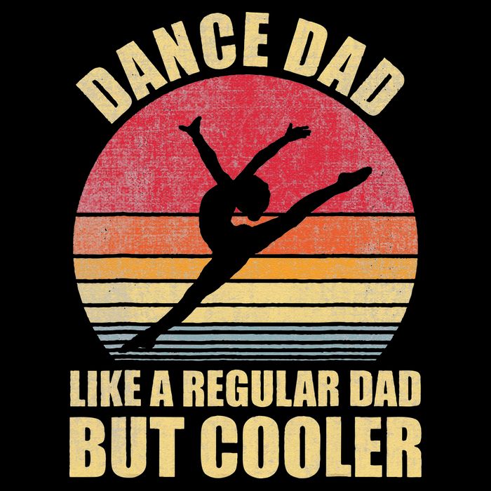Dance Dad Like A Regular Dad But Cooler Daddy. Funny Da Drawstring Bag