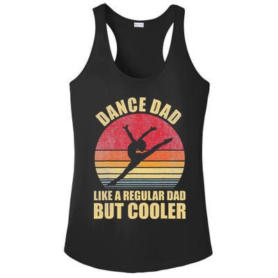 Dance Dad Like A Regular Dad But Cooler Daddy. Funny Da Ladies PosiCharge Competitor Racerback Tank