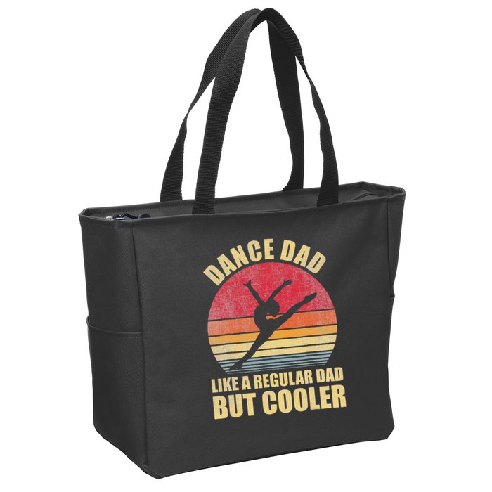 Dance Dad Like A Regular Dad But Cooler Daddy. Funny Da Zip Tote Bag