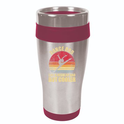 Dance Dad Like A Regular Dad But Cooler Daddy. Funny Da 16oz Travel Tumbler
