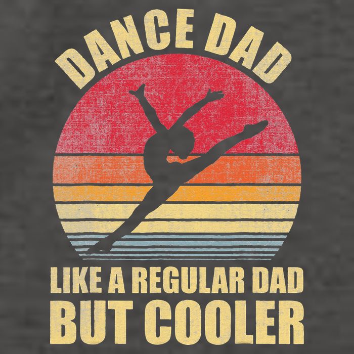 Dance Dad Like A Regular Dad But Cooler Daddy. Funny Da Vector Backpack