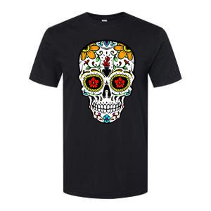 Dia De Los Muertos Costume Sugar Skull Softstyle CVC T-Shirt