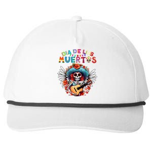 Dia De Los Muertos Catrina Sugar Skull Day of Dead Halloween Snapback Five-Panel Rope Hat