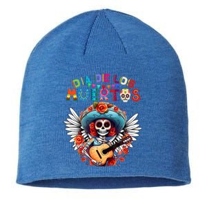 Dia De Los Muertos Catrina Sugar Skull Day of Dead Halloween Sustainable Beanie