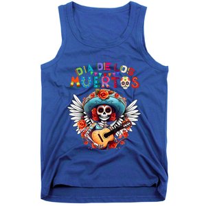 Dia De Los Muertos Catrina Sugar Skull Day of Dead Halloween Tank Top