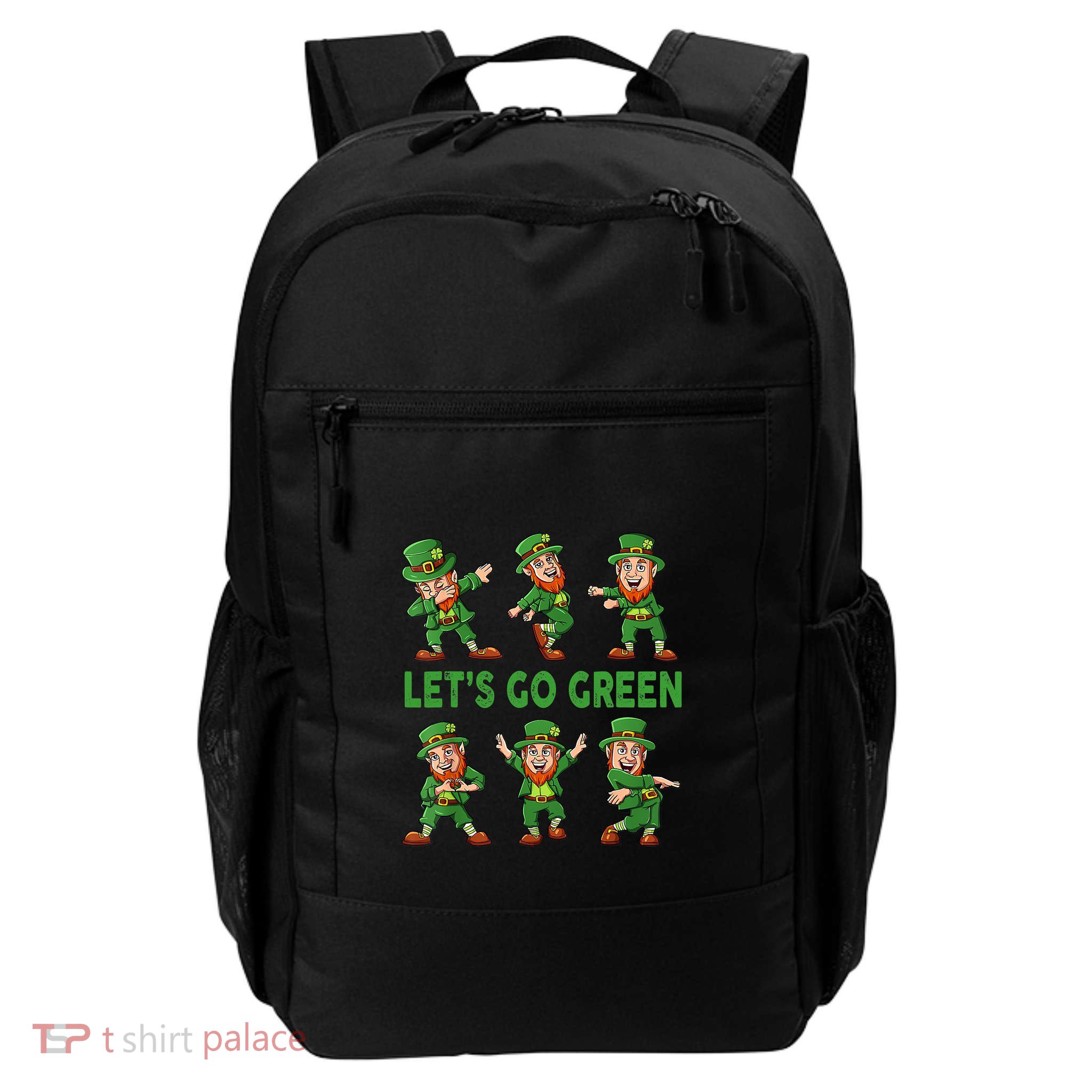 Dancing Leprechauns St Patrick's Day Funny Boys Girls Kids Backpack