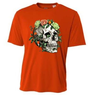 Dia De Los Muertos Costume Day Of The Dead Sugar Skull Cooling Performance Crew T-Shirt