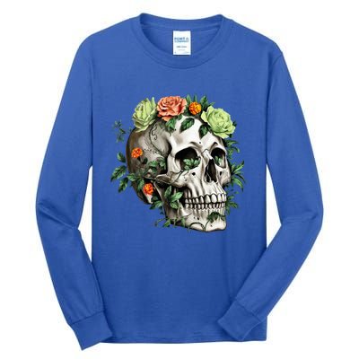 Dia De Los Muertos Costume Day Of The Dead Sugar Skull Tall Long Sleeve T-Shirt