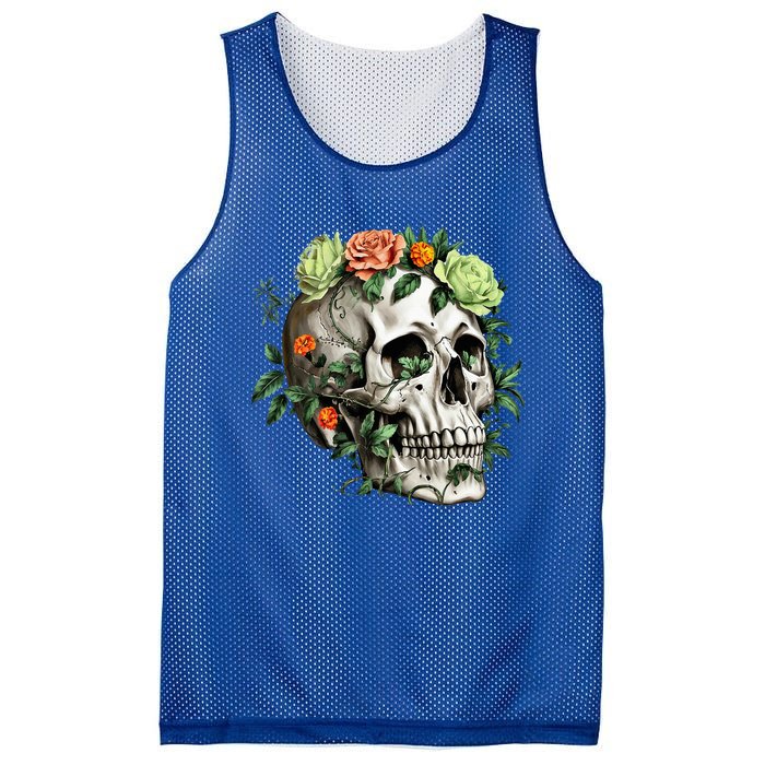 Dia De Los Muertos Costume Day Of The Dead Sugar Skull Mesh Reversible Basketball Jersey Tank