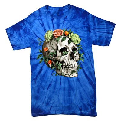 Dia De Los Muertos Costume Day Of The Dead Sugar Skull Tie-Dye T-Shirt