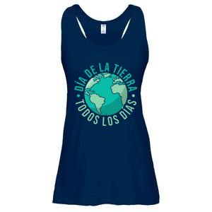 Día De La Tierra Todos Los Días Spanish Earth Day Everyday Ladies Essential Flowy Tank