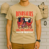 Dinosaurs DidnT Learn Math Look What Happened To Them T-Shirt