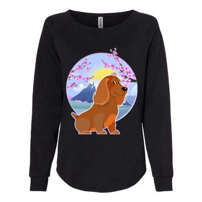 Dachshund Dog Lover Funny Cute Puppy Lover Pet Family Gift Womens California Wash Sweatshirt