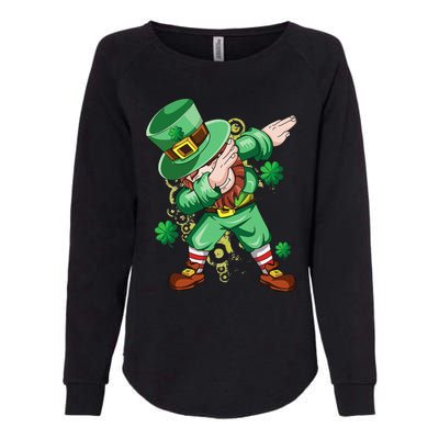 Dab Dabbing Leprechaun Shamrock Irish Saint Patricks Day Womens California Wash Sweatshirt