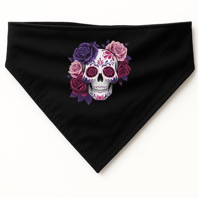 Dia De Los Muertos Costume Day Of The Dead Sugar Skull USA-Made Doggie Bandana