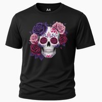 Dia De Los Muertos Costume Day Of The Dead Sugar Skull Cooling Performance Crew T-Shirt