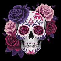 Dia De Los Muertos Costume Day Of The Dead Sugar Skull Cooling Performance Crew T-Shirt
