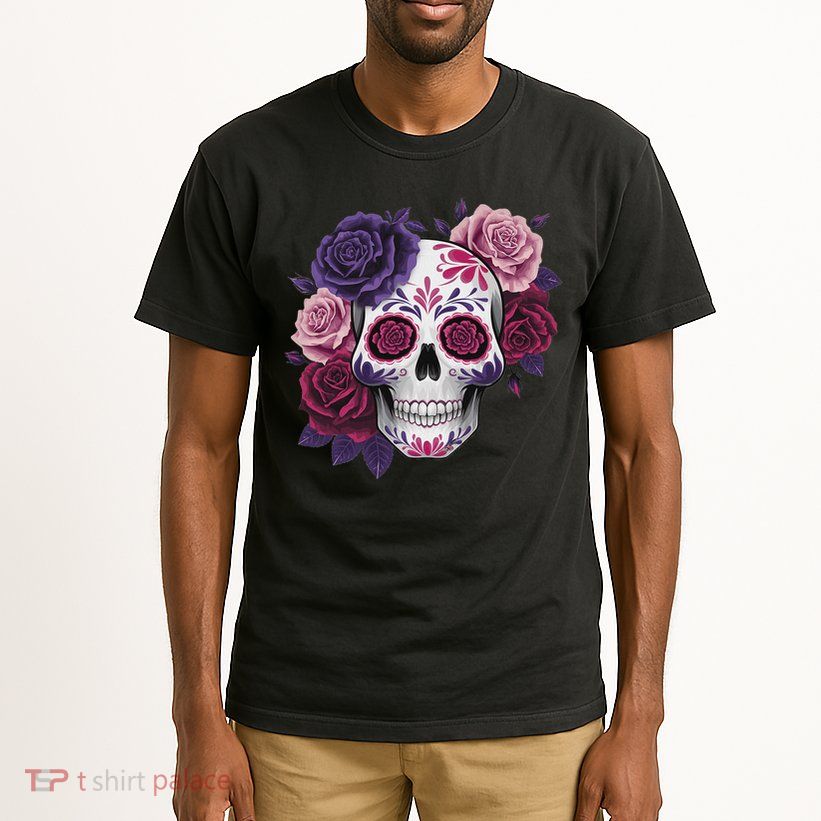 Dia De Los Muertos Costume Day Of The Dead Sugar Skull Tall T-Shirt