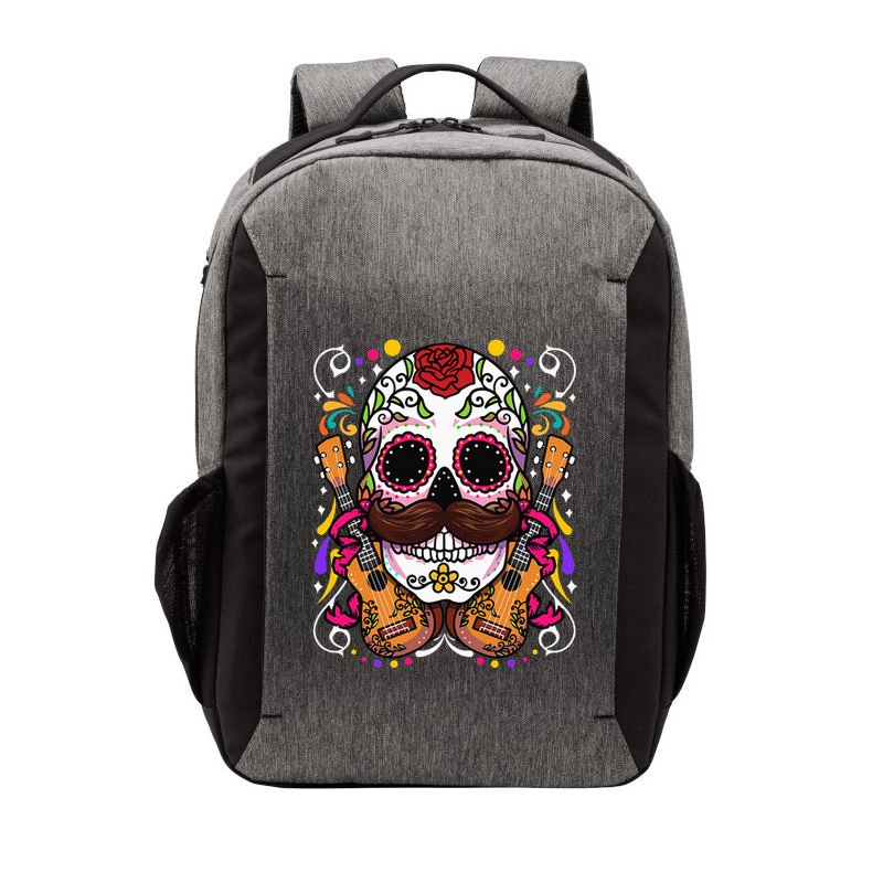 Dia De Los Muertos funny guitar musical Vector Backpack