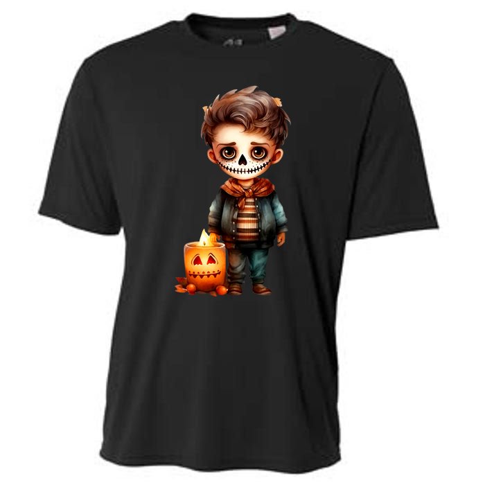 Dia De Los Muertos Cute Skeleton Mexican Sugar Skull Cooling Performance Crew T-Shirt