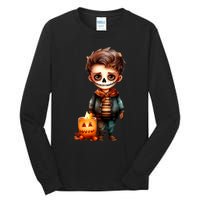 Dia De Los Muertos Cute Skeleton Mexican Sugar Skull Tall Long Sleeve T-Shirt