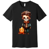 Dia De Los Muertos Cute Skeleton Mexican Sugar Skull Premium T-Shirt