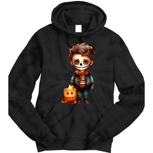 Dia De Los Muertos Cute Skeleton Mexican Sugar Skull Tie Dye Hoodie