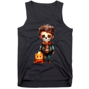 Dia De Los Muertos Cute Skeleton Mexican Sugar Skull Tank Top