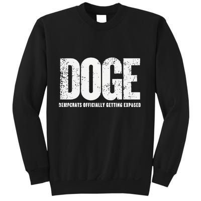 Doge Democrats Ly Getting Exposed Sweatshirt