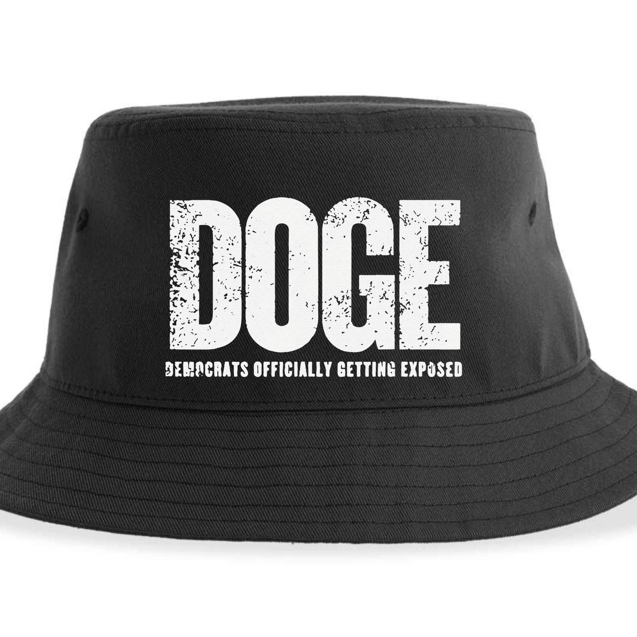 Doge Democrats Ly Getting Exposed Sustainable Bucket Hat