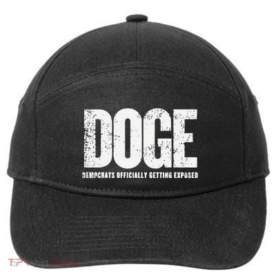 Doge Democrats Ly Getting Exposed 7-Panel Snapback Hat
