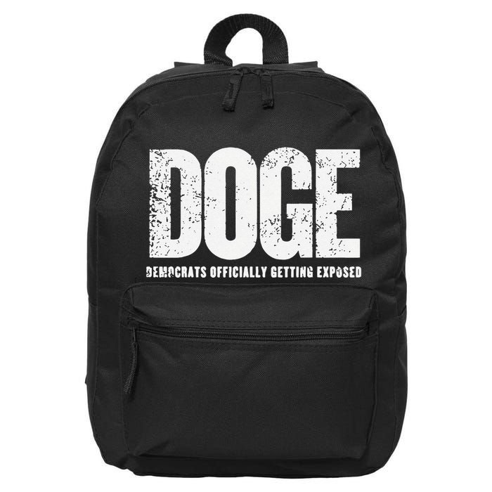 Doge Democrats Ly Getting Exposed 16 in Basic Backpack