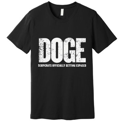 Doge Democrats Ly Getting Exposed Premium T-Shirt