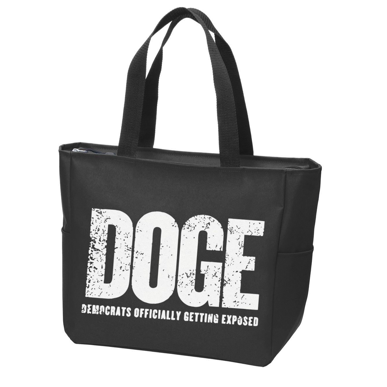 Doge Democrats Ly Getting Exposed Zip Tote Bag