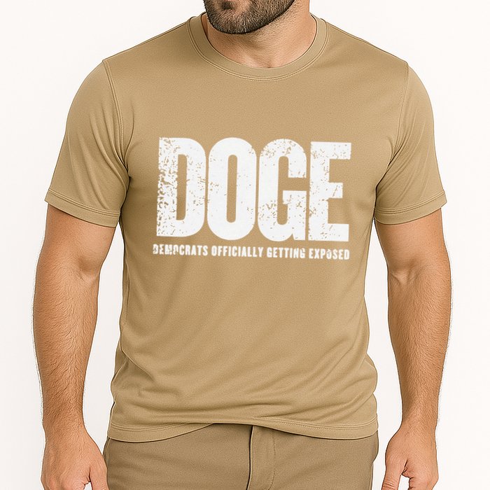 Doge Democrats Ly Getting Exposed Cooling Performance Crew T-Shirt
