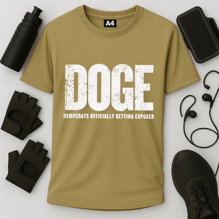 Doge Democrats Ly Getting Exposed Cooling Performance Crew T-Shirt