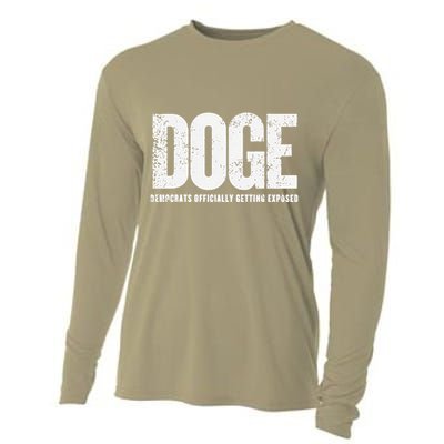 Doge Democrats Ly Getting Exposed Cooling Performance Long Sleeve Crew