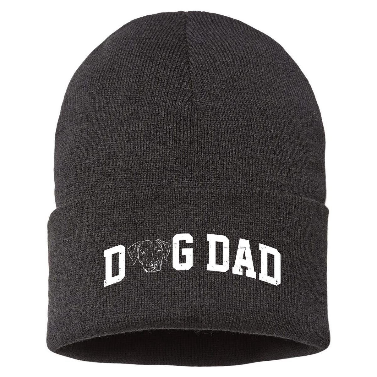 Dad Dog Labrador Dad Sustainable Knit Beanie
