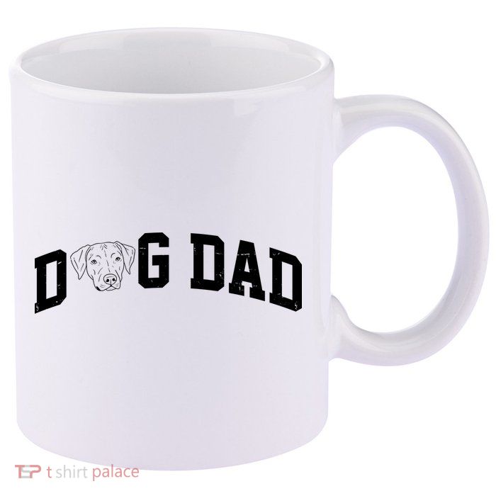 Dad Dog Labrador Dad 11oz C Handle Ceramic Mug