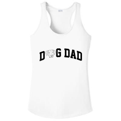 Dad Dog Labrador Dad Ladies PosiCharge Competitor Racerback Tank