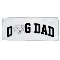 Dad Dog Labrador Dad Large Microfiber Waffle Golf Towel