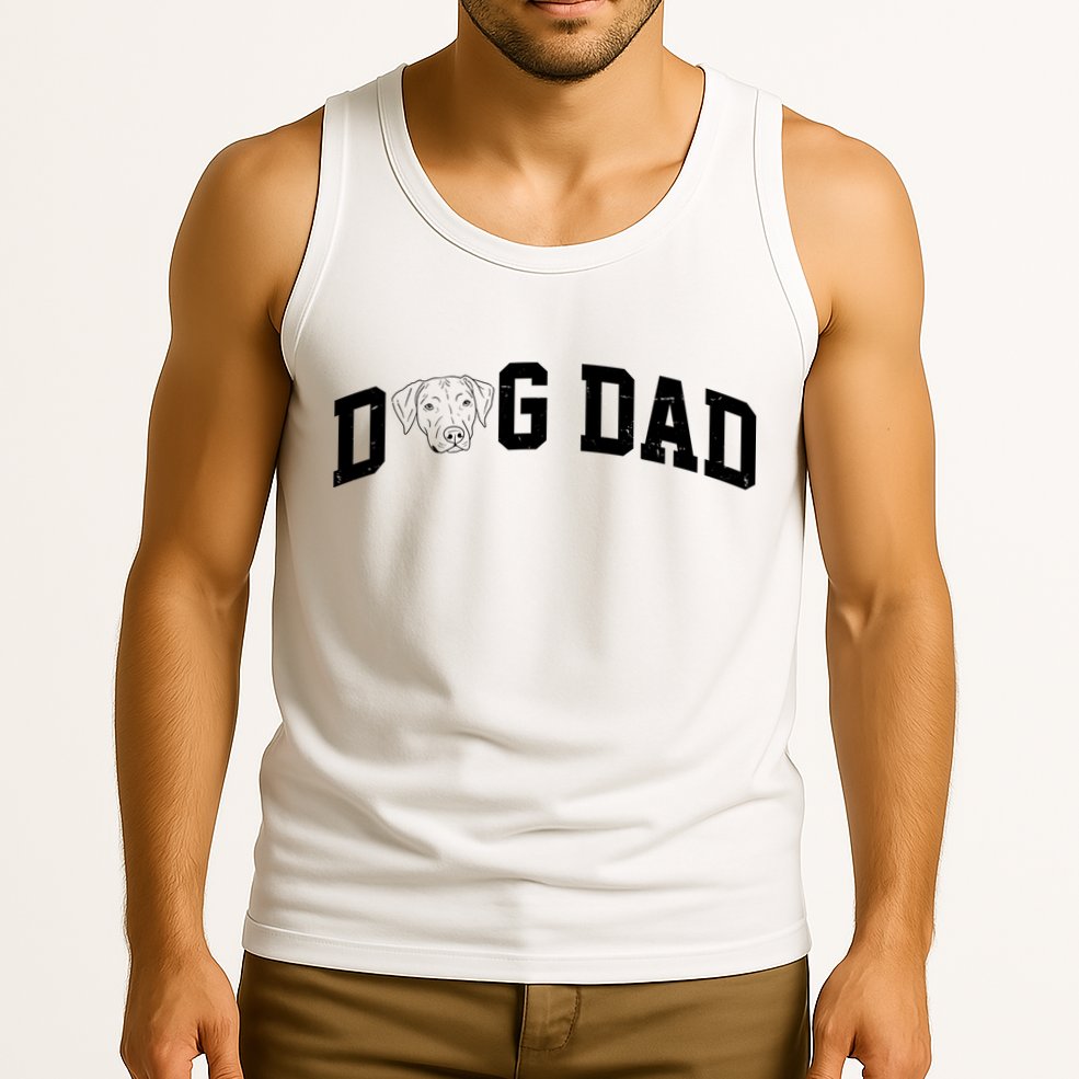 Dad Dog Labrador Dad Tank Top