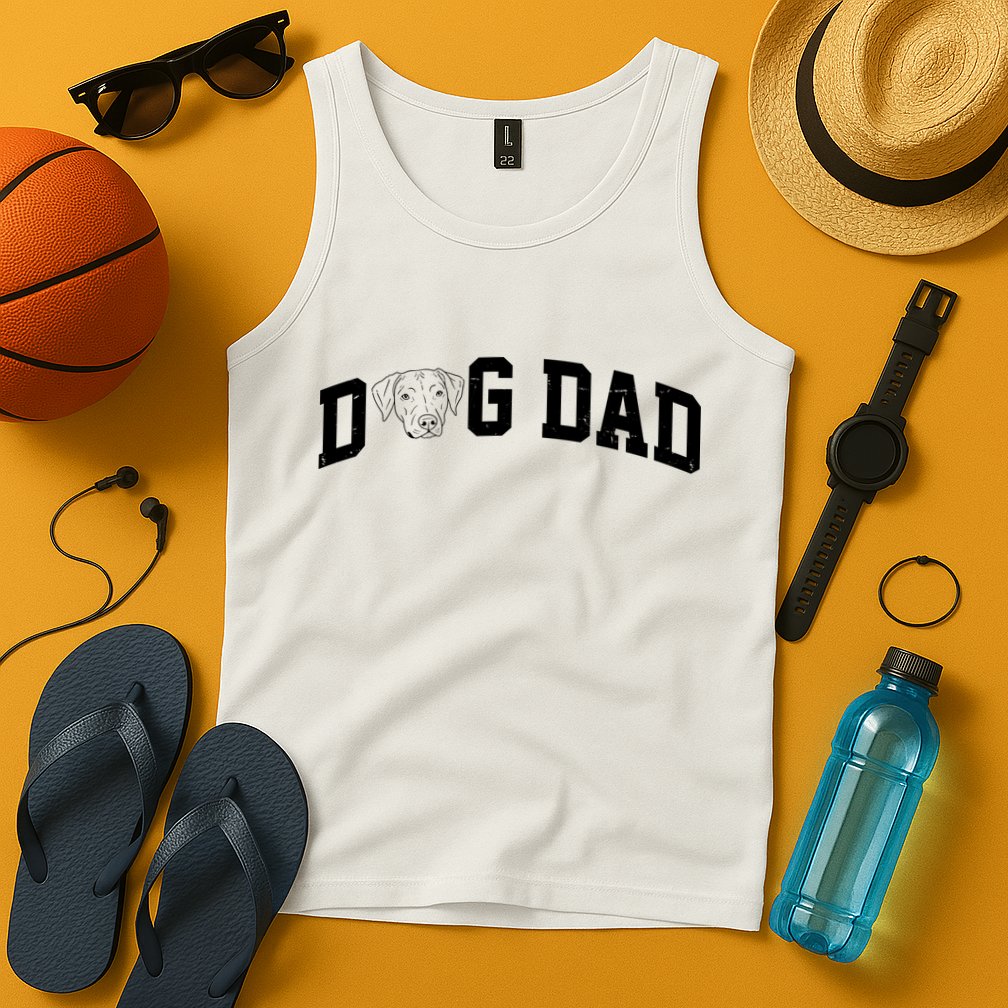 Dad Dog Labrador Dad Tank Top