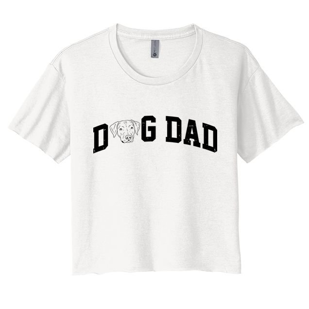 Dad Dog Labrador Dad Crop Top