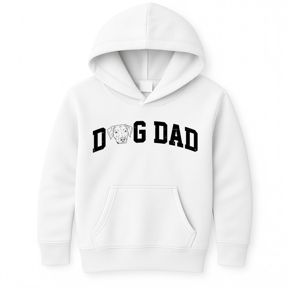 Dad Dog Labrador Dad Kids Hoodie