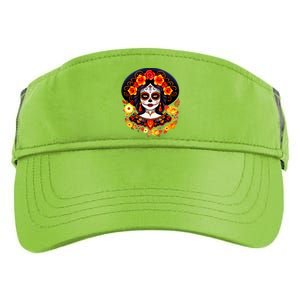 Dia De Los Muertos Day Of The Dead Sugar Skull La Catrina Adult Drive Performance Visor