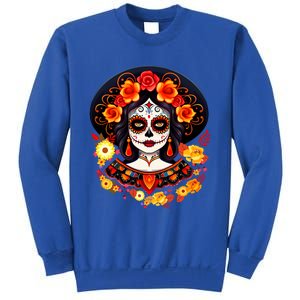 Dia De Los Muertos Day Of The Dead Sugar Skull La Catrina Sweatshirt